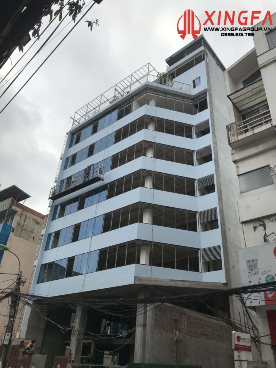 Công Trình Vách Kính Mặt Dựng Nhôm Xingfa Tại Vương Thừa Vũ